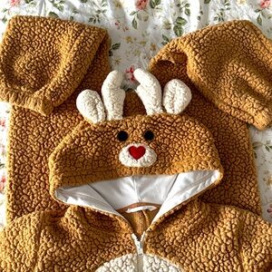 Bluenotes Deer Christmas Costume Onesie Size Small